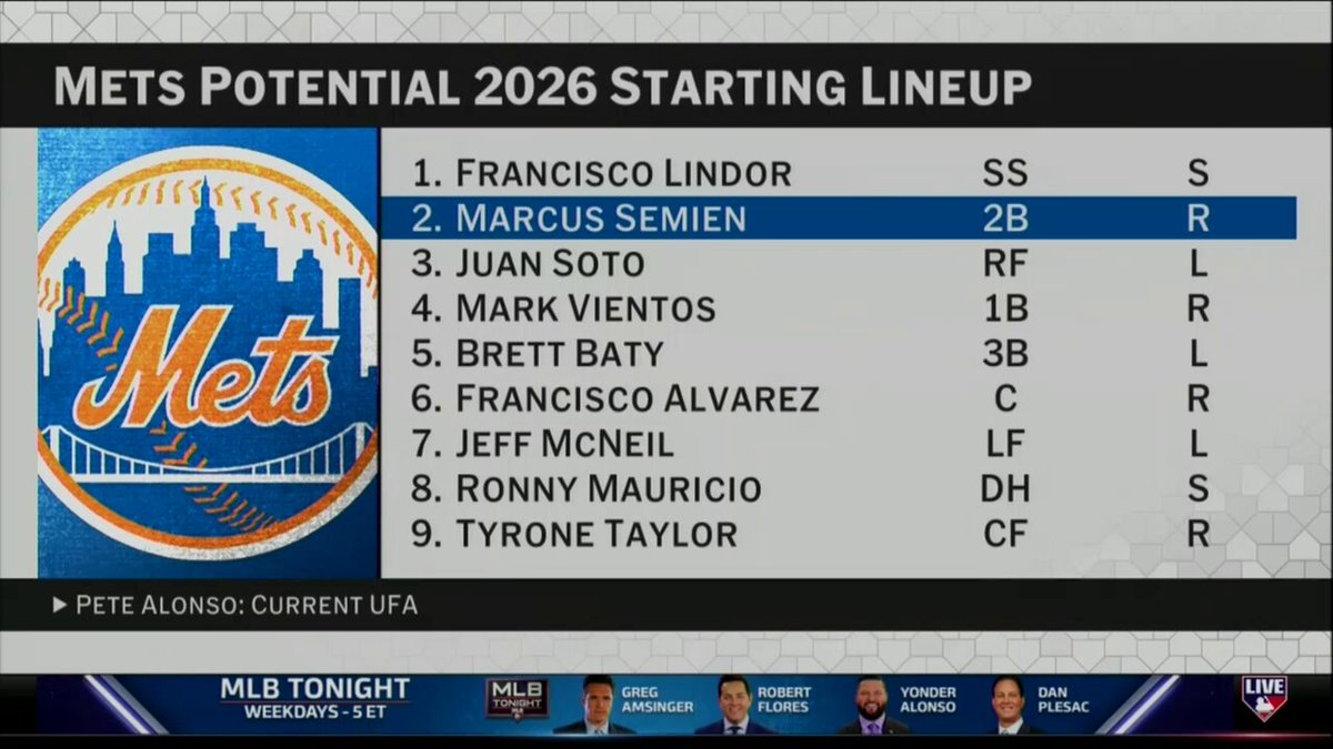 "I have a good feeling, this is going to be a good trade for both teams."

@Plesac19 and @GreggCasertaMLB discuss Marcus Semien's fit with the Mets. 
