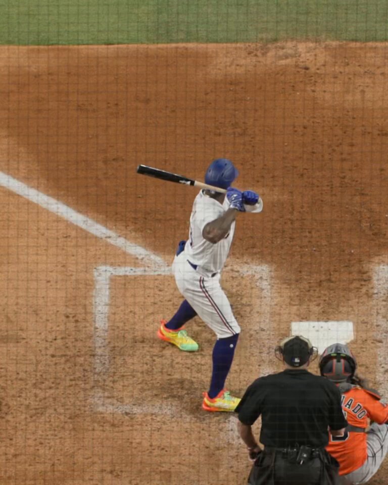 Adolis Garcia's Postseason stats during the Rangers' first World Series championship (15 G):

.323 AVG (20-62 AB)
.382 OBP
1.108 OPS
8 HR
22 RBI 