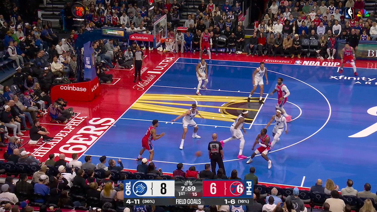 came for the @J_mccain_24 three

stayed for the @vj_edgecombe reaction 🤩 