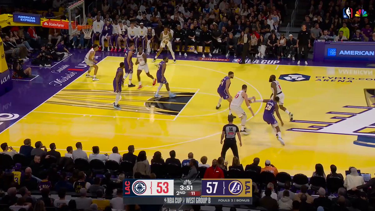 James Harden starting to cook...

He's got 16 in the first half of a pivotal @emirates NBA Cup clash in LA!

🏆 LAL clinches West Group B with win
🏆 LAC moves atop West Group B with win 