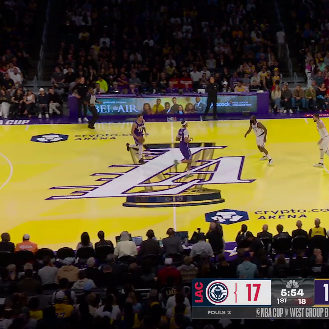 The @Lakers star trio DOMINATES as they clinch West Group B!

LUKA: 43p, 9r, 13a
LEBRON: 25p, 6r, 6a
REAVES: 31p, 9r, 3s

LAL: 13-4 on the season, 3-0 in Group Play 