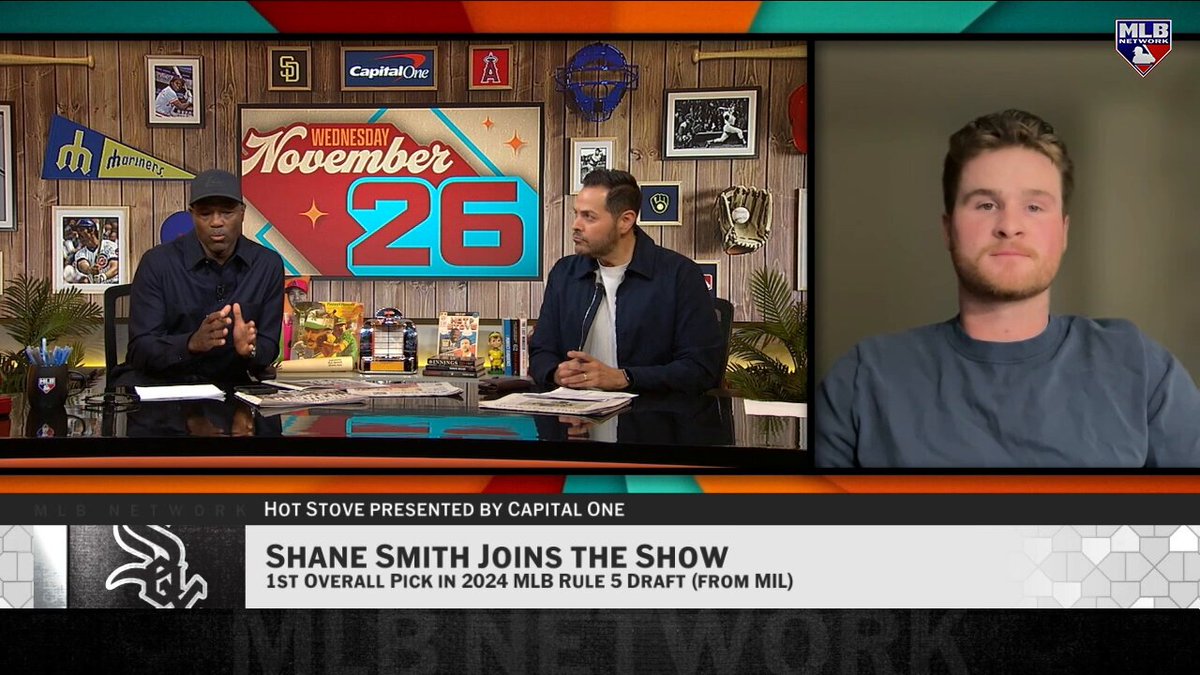 Shane Smith became the first @whitesox pitcher to ever be named an All-Star as a rookie!

He joined #MLBNHotStove to talk through his 2025 success and creating strong habits in the Big Leagues. 