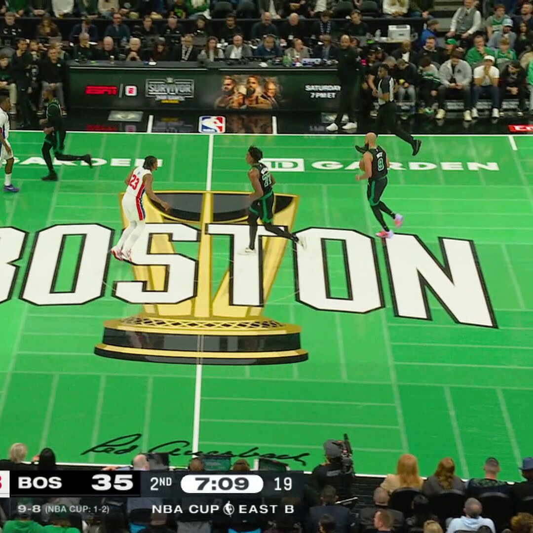 Jaylen Brown & Derrick White power Boston to the thrilling home victory!

@FCHWPO: 33 PTS, 10 REB, 5 AST
@Dwhite921: 27 PTS, 7 REB, 6 3PM

Celtics move to 10-8 on the season & 2-2 in East Group B! 