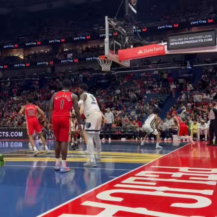 first bucket in OT got the crowd roaring 