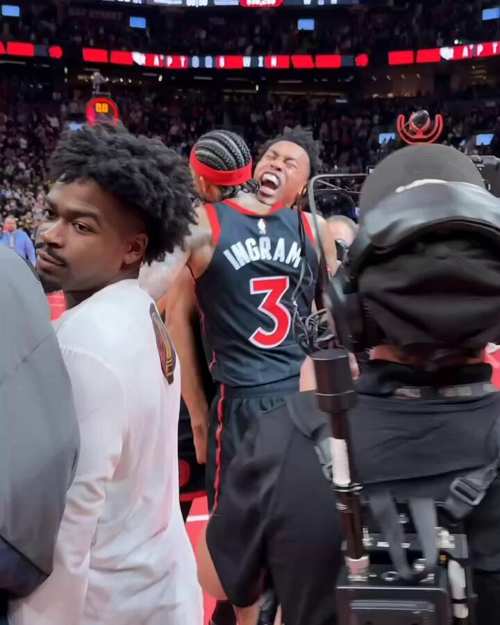 4-0 in @emirates NBA Cup Group Play.
9-game win streak.

BI and the Raptors are FIRED UP after their clutch win! 