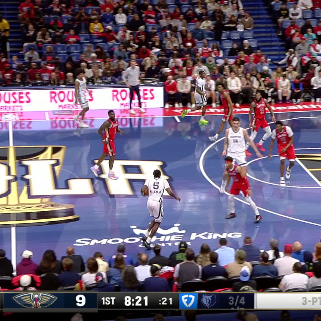 FULL SQUAD EFFORT IN MEM'S W 🔥

JJJ: 27p, 3s, 5 3pm
Jaylen Wells: 25p, 5 3pm
Zach Edey: 21p, 15r, 2b
Vince Williams Jr.: 17a (career high)

Grizzlies move to 2-1 in @emirates NBA Cup Group Play! 