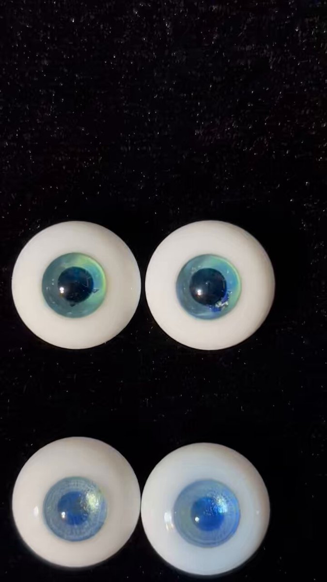 波岡恵子 様製 ドール グラスアイ 14 ドルパお品動画💖 14mm編(*´◒`*) #銀曜変アイ #glasseye #グラスアイ