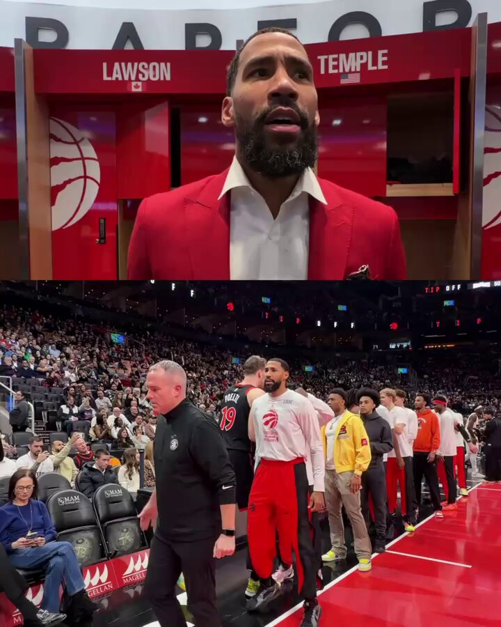 “Something for us to get hyped, get the bench involved right away… it’s good for the fans as well.”

Garrett Temple explains the origins behind the Raptors’ pregame “vibe train” 🗣️ 