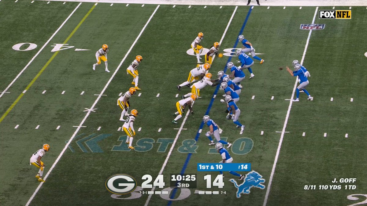 JG showing off the wheels for a pickup of 24

#GBvsDET 📺 FOX 