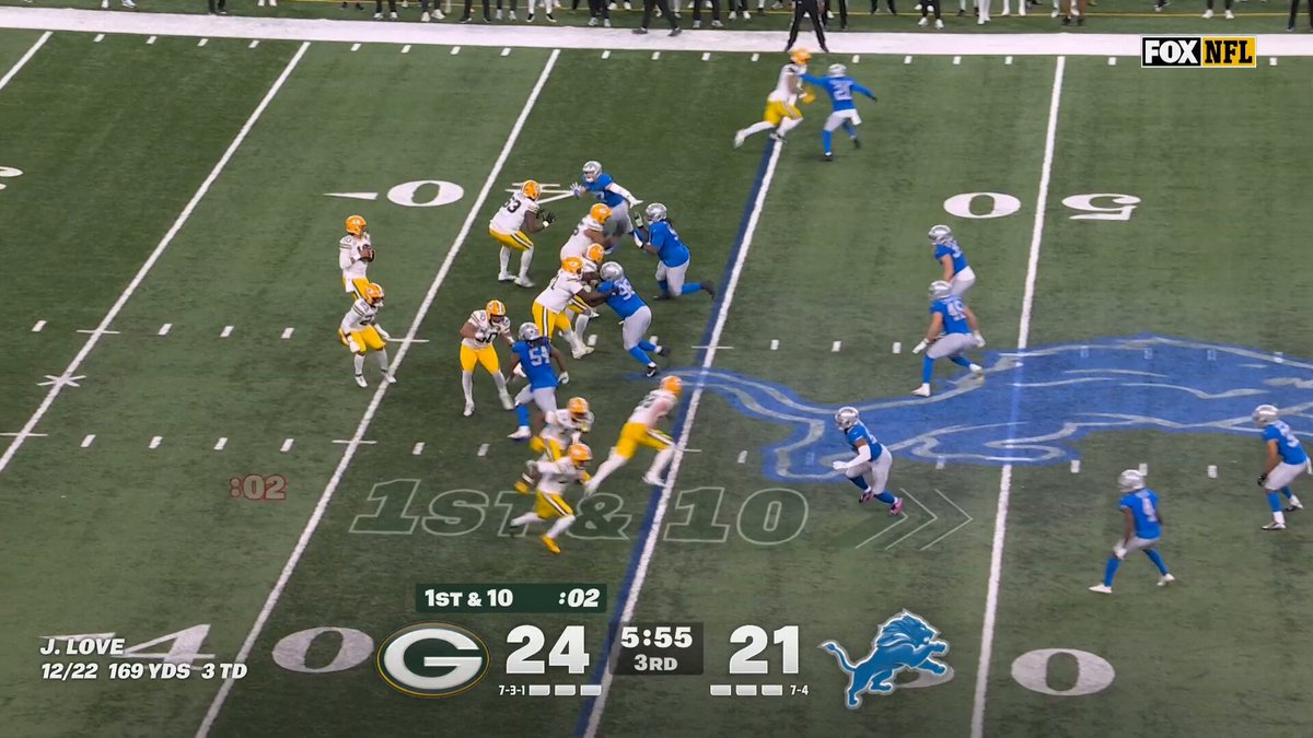 Love is dealing out there 

GBvsDET on FOX/FOX One/Tubi
Also streaming on @NFLPlus 