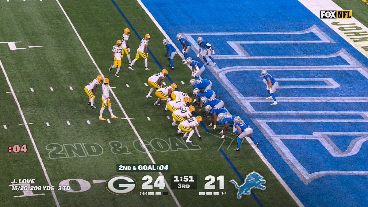 2nd TD of the day for Wicks to extend the @packers lead with the 3rd quarter winding down! 

📺: FOX 