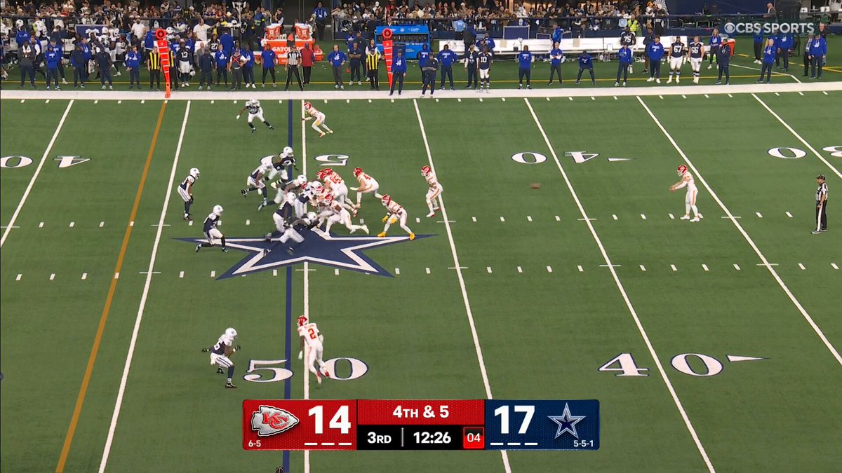 Some fancy footwork from Kevin Knowles to down the punt at the 1 😮

KCvsDAL on CBS/Paramount+
Also streaming on @NFLPlus 