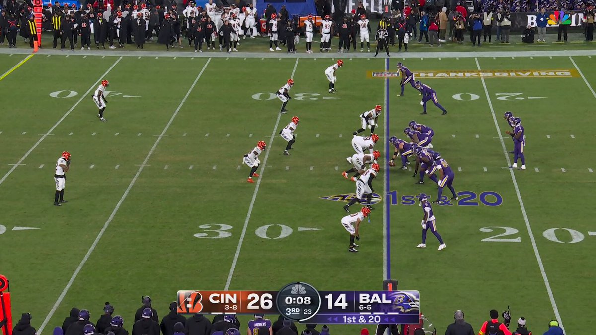 Don’t let Derrick Henry get in open space ‼️

CINvsBAL on NBC
Stream on @NFLPlus + Peacock 