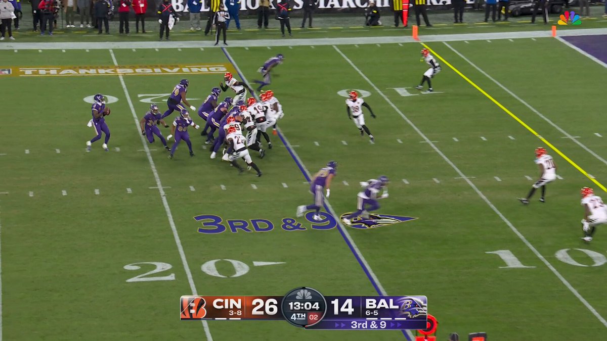 D Knight said he'll take those leftovers

📺: #CINvsBAL on NBC 