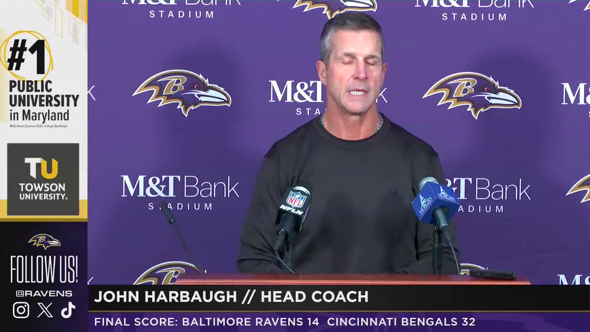 Injury updates from Coach Harbaugh: 