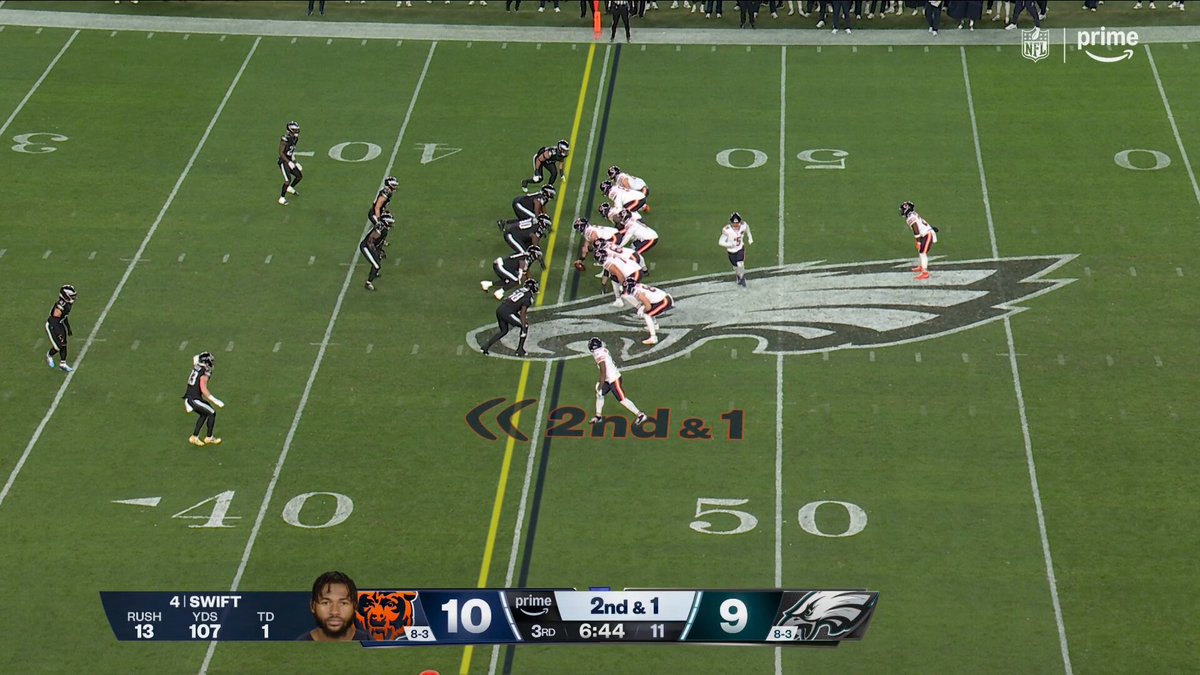 Jalyx Hunt grabs it! The Eagles are back in business 🔥 

(Via @NFL) 