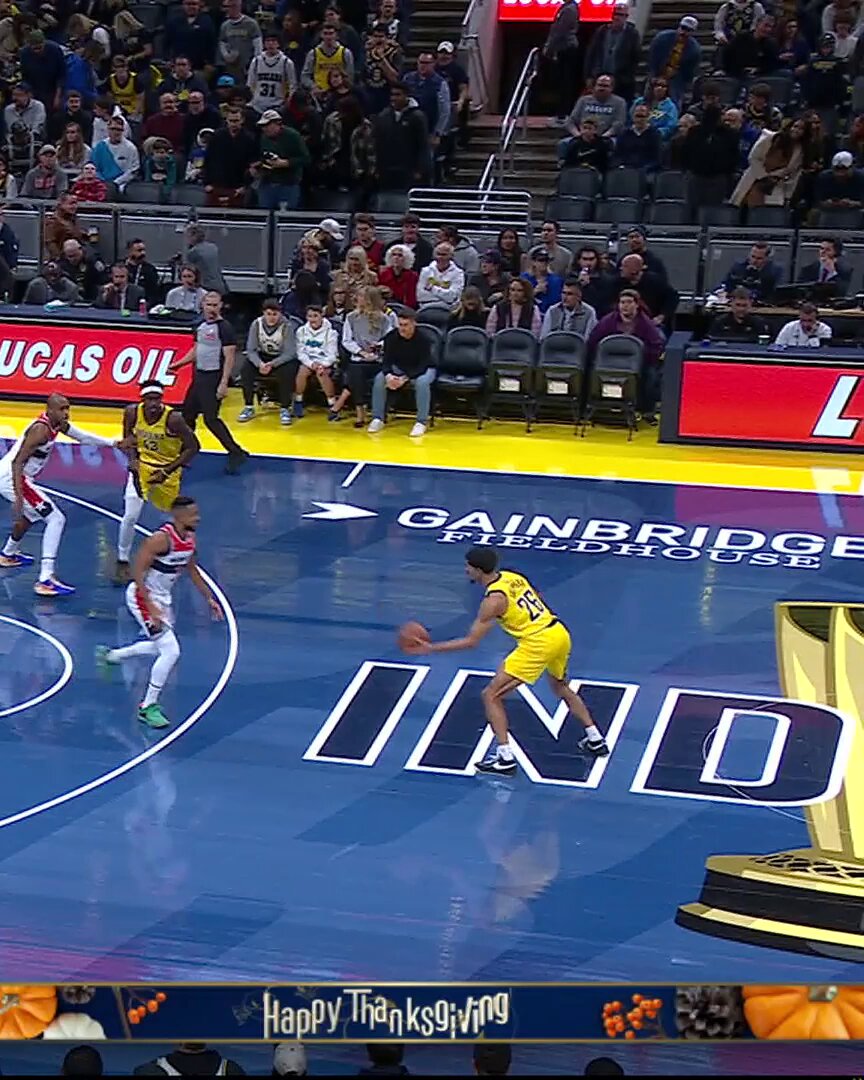 Bennedict Mathurin gets us started from deep 👌 