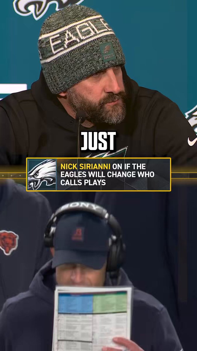 Nick Sirianni spoke on if the Eagles will change who calls plays ⬇️

(via @Eagles) 