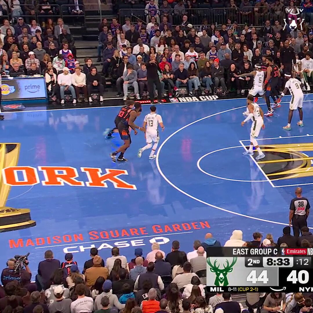 Rollins block from behind.
Giannis no-look to Gary Harris for three.

What a sequence! 