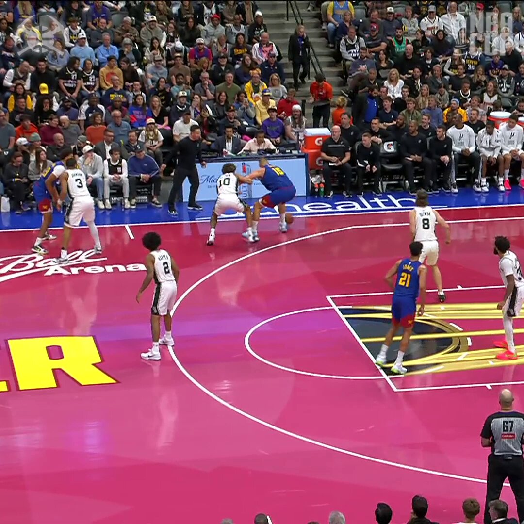 Movin' it for a triple 