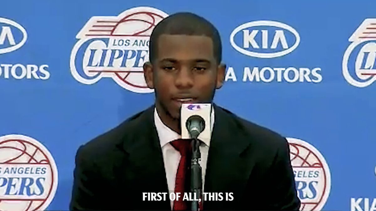 "Most of all, you know, I'm in a Clipper uniform"

CP3 will end his Hall of Fame career at home ❤️ 
