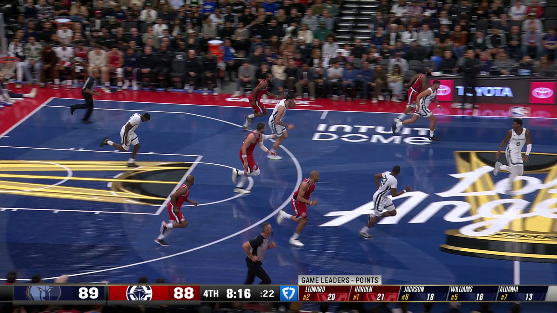 Kawhi Leonard pulls up for 32 points!

 MEM-LAC • West Group B
@emirates NBA Cup on NBA League Pass