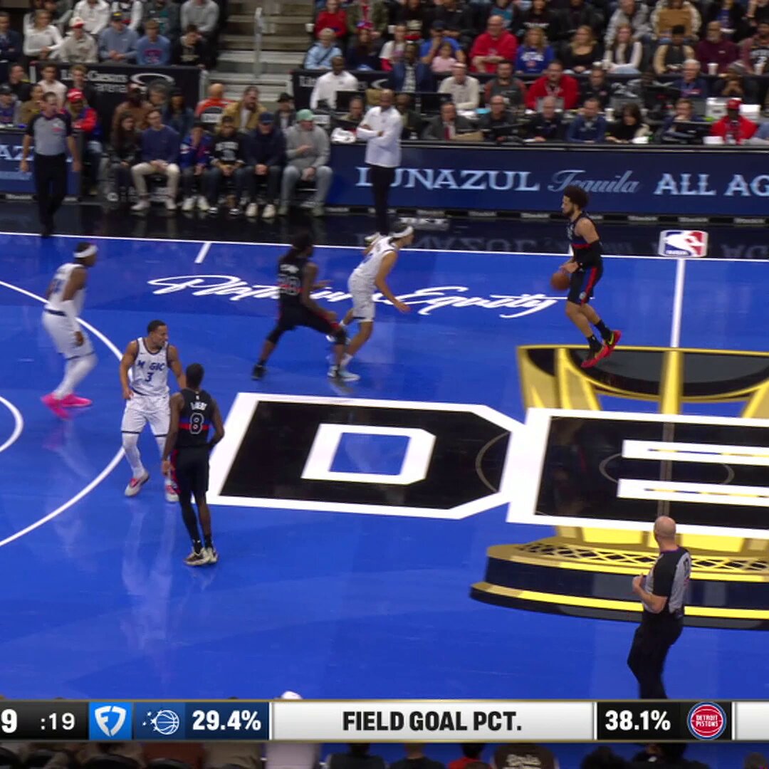 HIGH-LEVEL guard play in Detroit vs. Orlando tonight!

Cade Cunningham: 39 PTS, 13 REB, 11 AST
Desmond Bane: 37 PTS, 8 REB, 2 BLK

The Magic secure the victory & advance to the @emirates NBA Cup Knockout Rounds! 