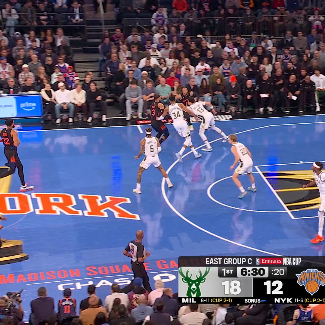 Jalen Brunson dazzles, Knicks clinch spot in Emirates NBA Cup Quarterfinals!

37 PTS | 5 AST | 4 3PM 