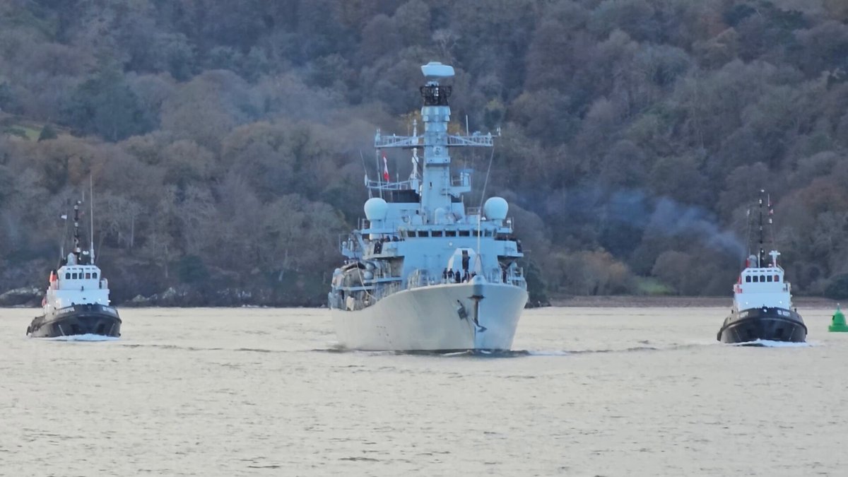 Image for the Tweet beginning: The @RoyalNavy Duke Class (Type