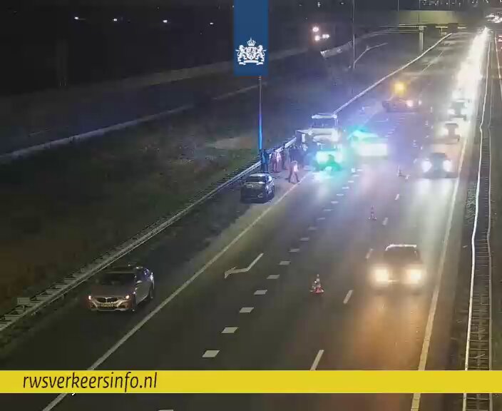Ongeval op A15 richting Ridderkerk met vertraging