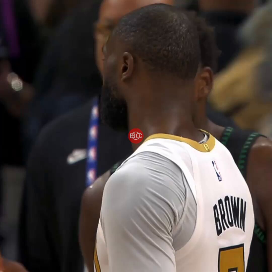 Rudy Gobert just gave the best advice to Jaylen Brown.

"Go bald." 🥚💀

