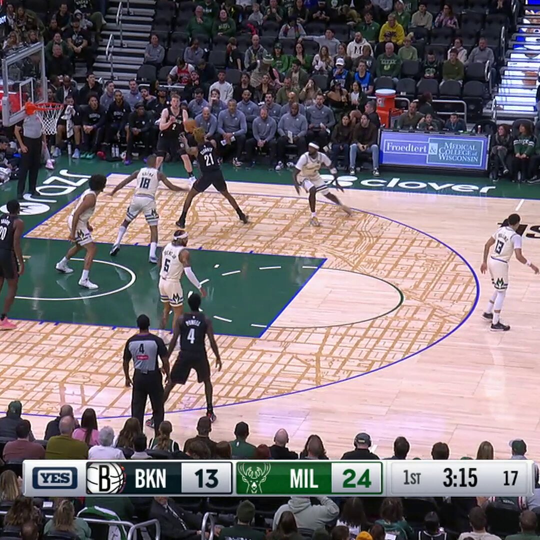 first NBA bucket for @Daniel_Wolf6! 🎯 