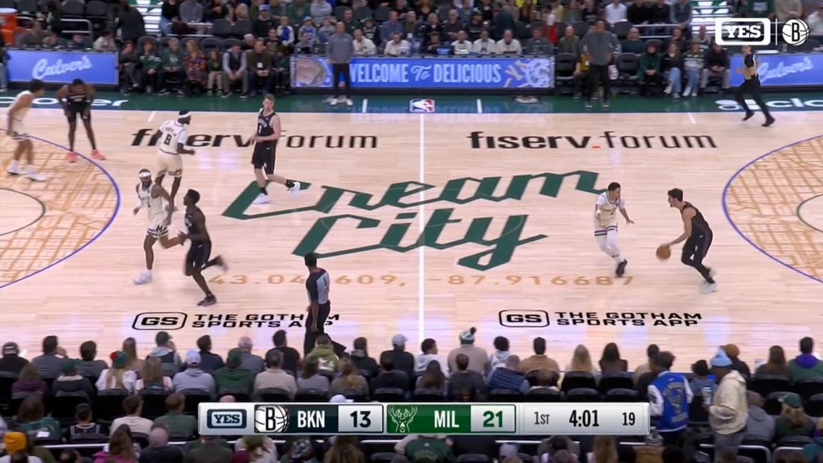 Ben Saraf gets stripped but hustles back for an impressive block. 