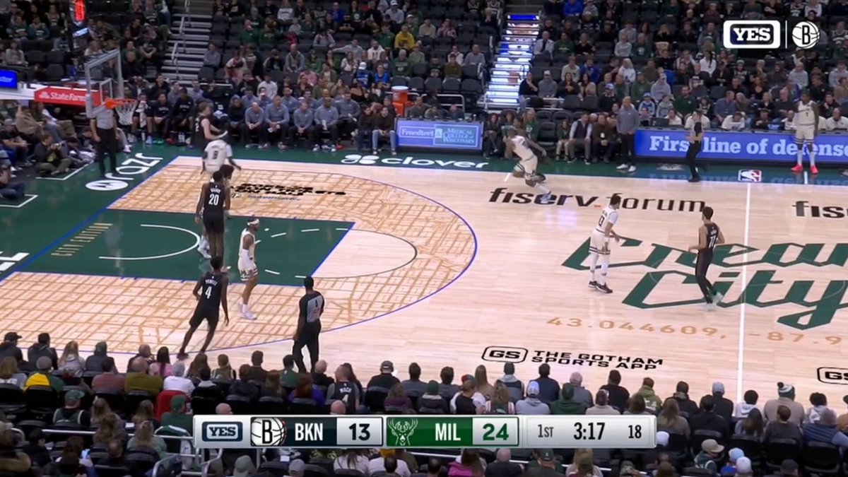 Danny Wolf drains back-to-back threes for his first NBA buckets. 