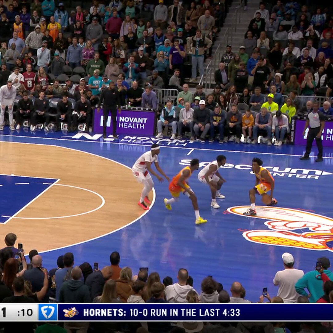 Raptors/Hornets was a THRILLER tonight!

💥 Sion James ties the game at 100
💥 Immanuel Quickley puts TOR up 2
💥 Kon Knueppel forces OT
💥 Miles Bridges' 10 in OT seals win

@hornets rally back from a 17-point deficit and secure the win! 