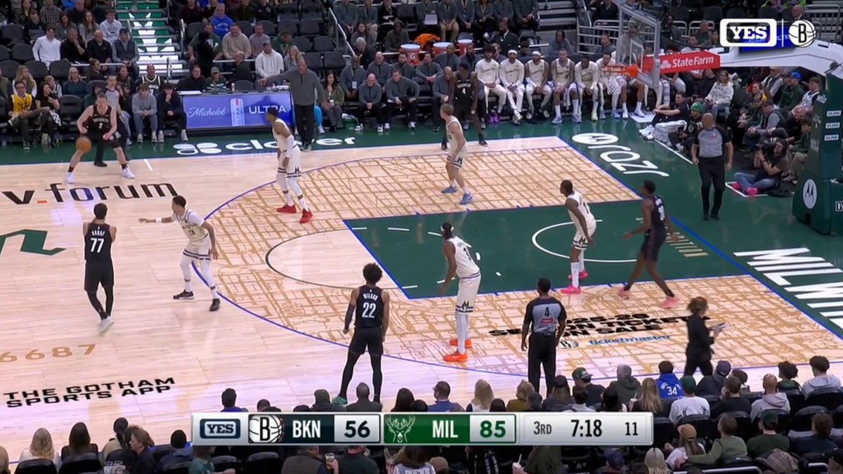 Danny Wolf shakes Giannis and finishes at the rim over Myles Turner.

Yeah, I'm gonna say he's ready for consistent minutes in this Nets rotation. 