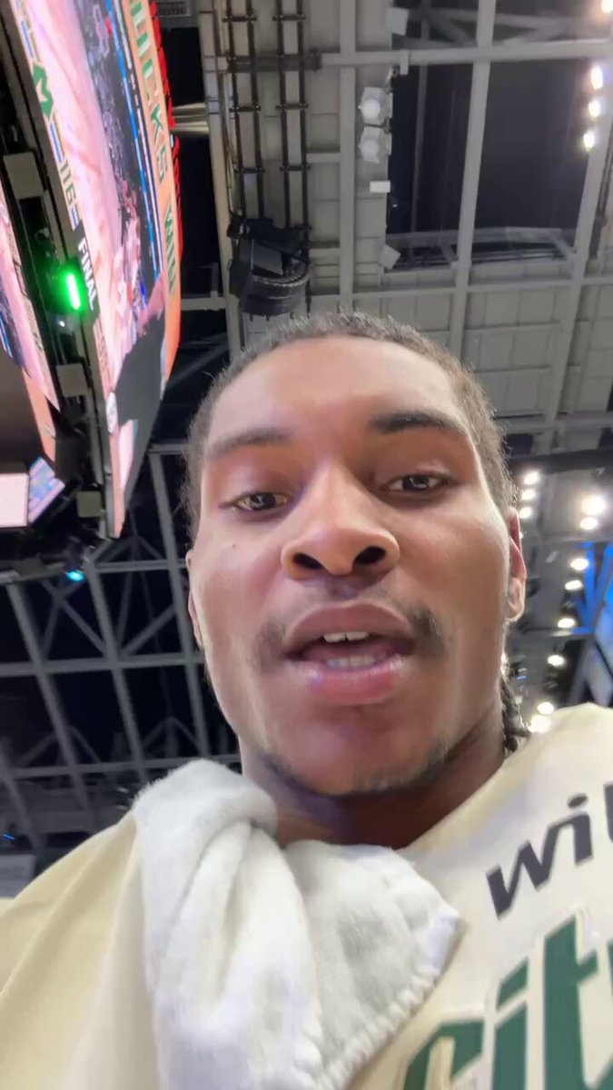 "We back, baby. Dubs!" 