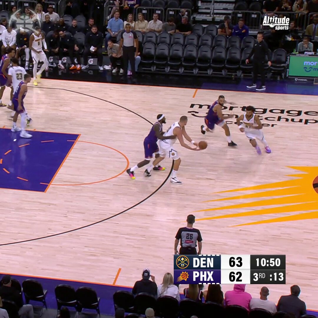 Spence connecting from the corner 