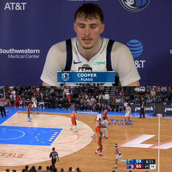 "Don't second-guess yourself, ever."

Cooper Flagg shares the best advice he's gotten during his rookie year, and the impact it's had on his game!

Career-high 35 points for Coop last night 💯 