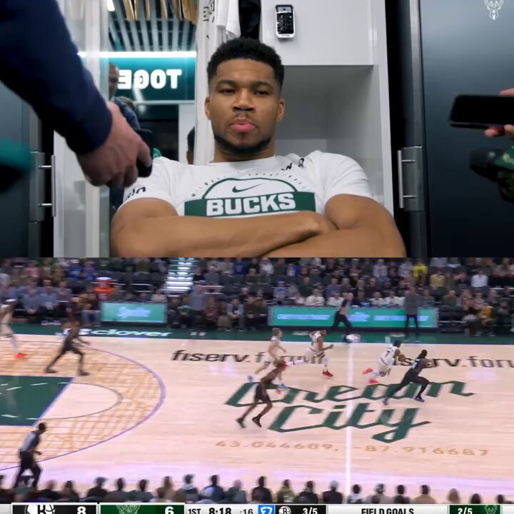 "The GOATS of the GOATS."

MJ.
Kobe.
LeBron.
Wilt.
KD.

Giannis has the ultimate respect for the legends he just joined as the 6th-youngest to reach 21K points! 