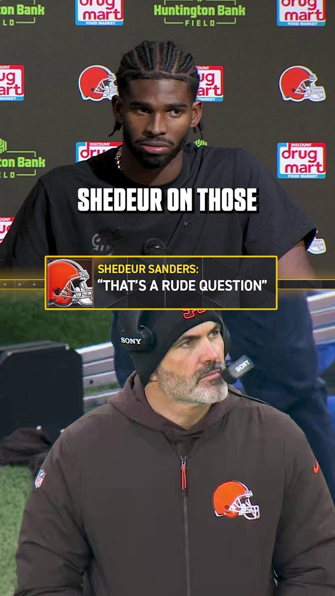 Shedeur Sanders defends the calls by Kevin Stefanski in today's game 