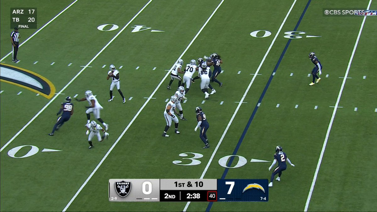 Brock ‘n’ roll 🤘

#ProBowlVote + @brockbowers17

#LVvsLAC | 📺 CBS 