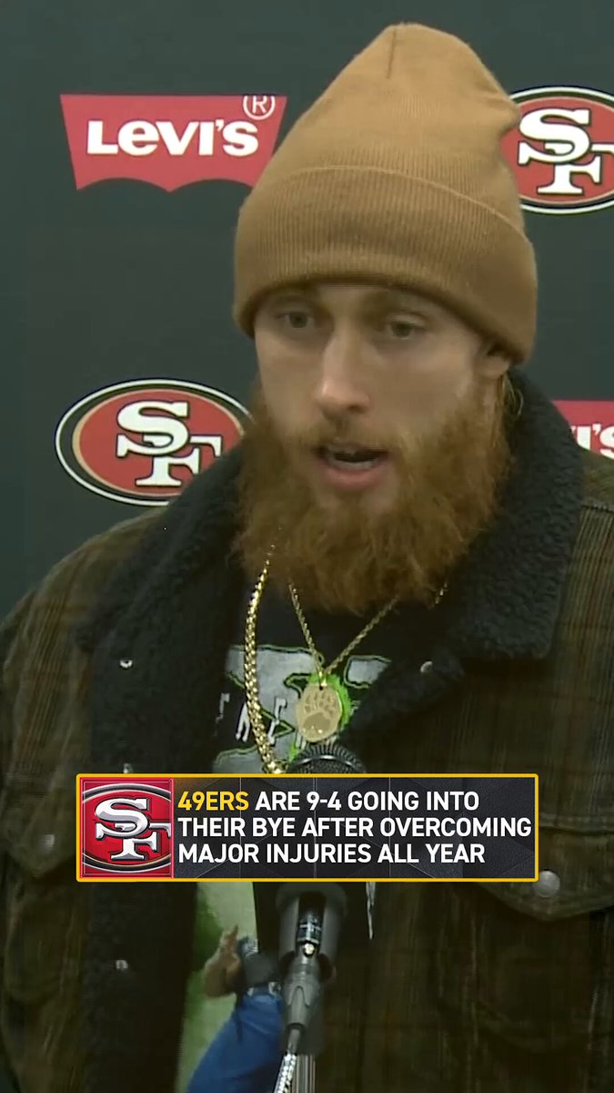 George Kittle is impressed by his team's resiliency to have an impressive season with injuries to significant players 