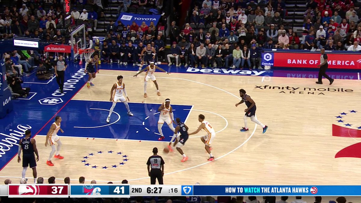 NAW to Jalen Johnson. 
Daniels to Okongwu. 

Active defense to transition offense for the Hawks 😮‍💨 