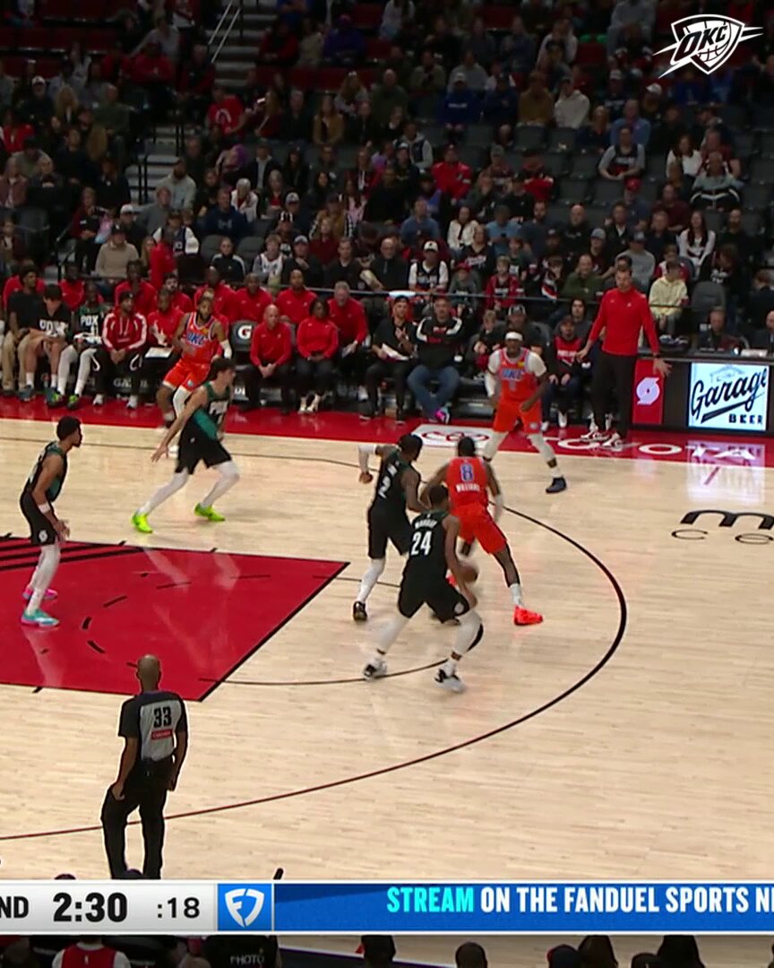 All that real estate for the dunk 😌 