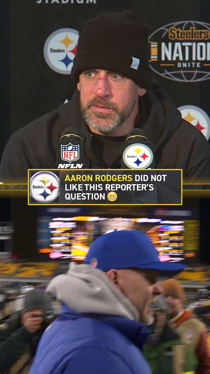 Aaron Rodgers was not pleased with the media's questions tonight. 