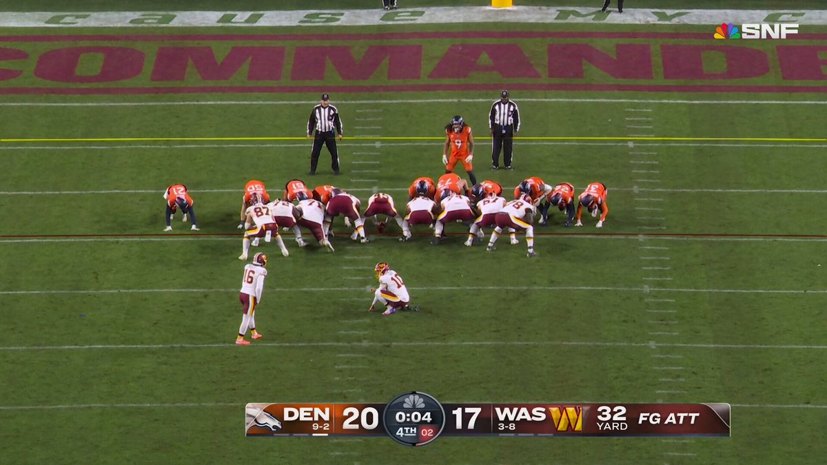 JAKE MOODY SENDS IT TO OT.

DENvsWAS on NBC
Stream on @NFLPlus + Peacock 