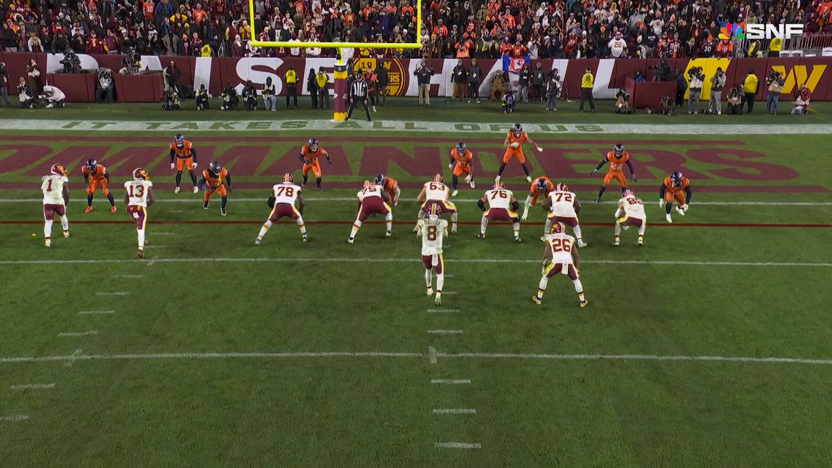 Nik Bonitto saves the game for the @Broncos in OT! 