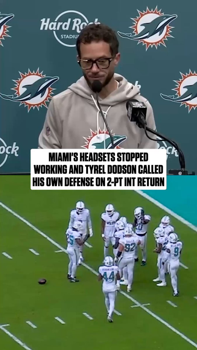"That's a Mike linebacker (@tdots25) that's prepared, and a defense that believes in him."

Mike McDaniel details the @MiamiDolphins' game changing defensive play. 