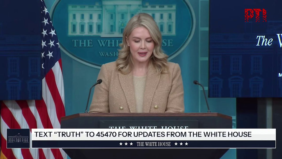 VIDEO | Washington DC: On US president's MRI results, White House Press  Secretary Karoline Leavitt (@PressSec) says, "This level of detailed  assessment is standard for an executive physical at President Trump's age